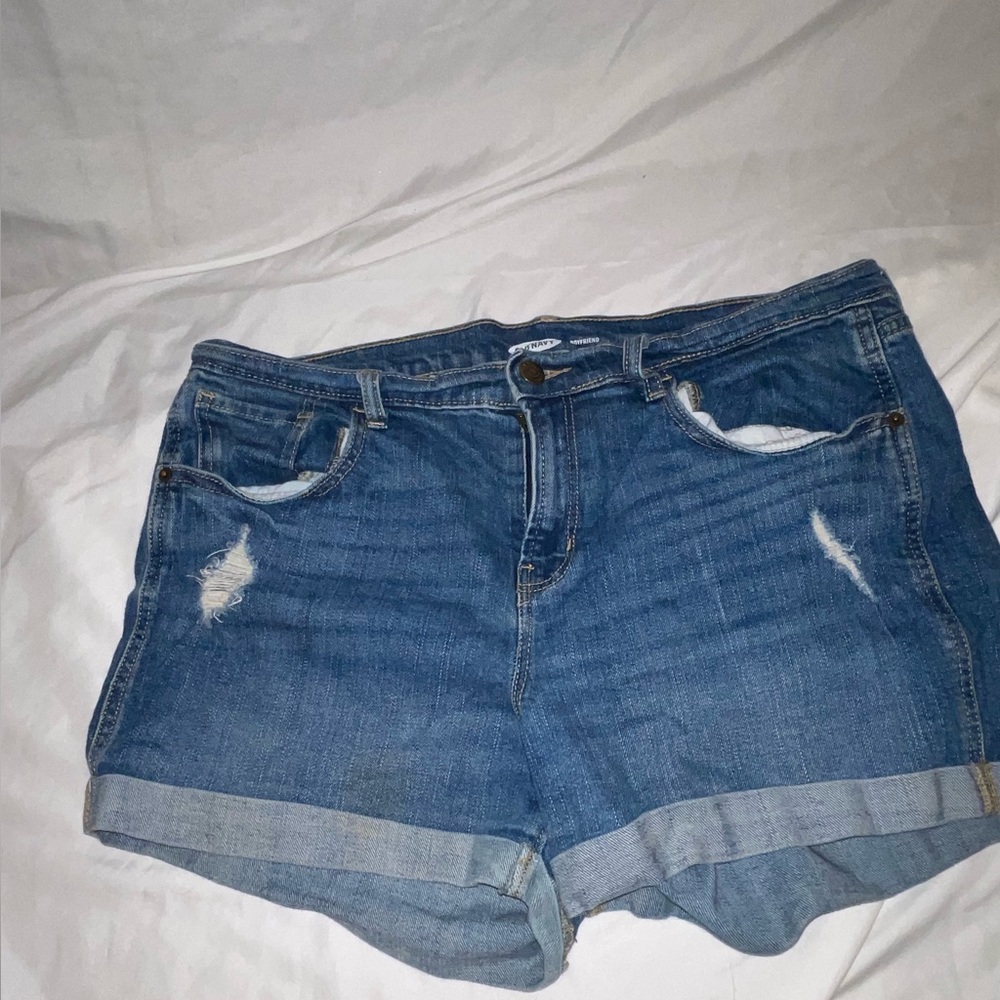 old navy bless jean shorts. size 12